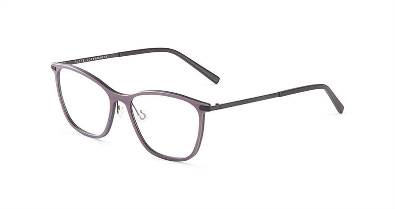 FLEYE Ulrikke Brillestel (Form: Oval - Farve: Lilla)