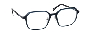 nine eyewear 2826 Brillestel (Form: Firkantet - Farve: Blå)