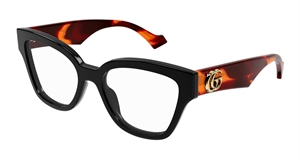 Gucci GG1424O-007 Brillestel (Form: Rund - Farve: Sort)