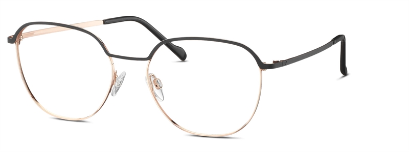 Titanflex 826020 Brillestel (Form: Firkantet - Farve: Sort)