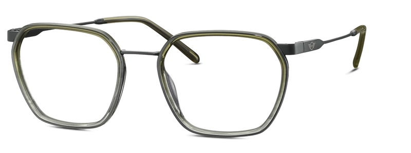 Mini 741039 Brillestel (Form: Firkantet - Farve: Grøn)
