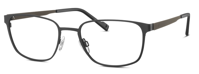 Titanflex 820754 Brillestel (Form: Firkantet - Farve: Sort)