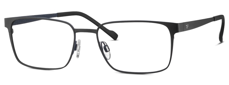 Titanflex 822035 Brillestel (Form: Firkantet - Farve: Sort)