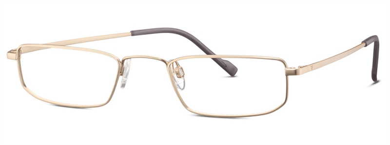 Titanflex 820996 Brillestel (Form: Firkantet - Farve: Guld)