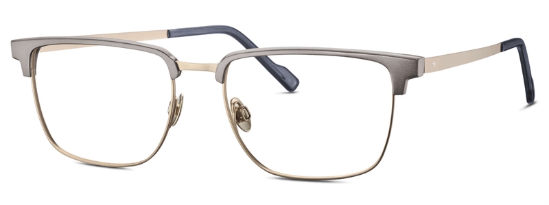 Titanflex 821052 Brillestel (Form: Firkantet - Farve: Guld)