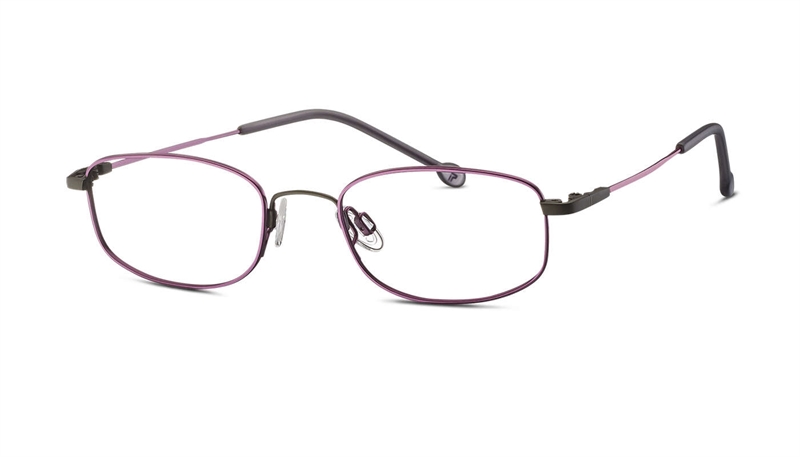 Titanflex 830109 Brillestel (Form: Firkantet - Farve: Rød)