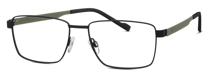 Titanflex 820999 Brillestel (Form: Firkantet - Farve: Sort)