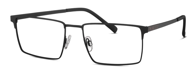 Titanflex 820993 Brillestel (Form: Firkantet - Farve: Sort)
