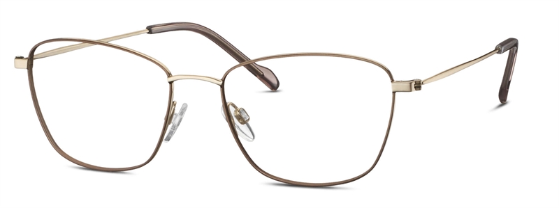 Titanflex 826051 Brillestel (Form: Cat Eye - Farve: Guld)