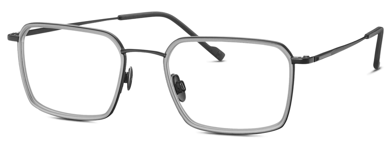 Titanflex 820954 Brillestel (Form: Firkantet - Farve: Sort)