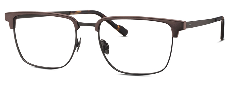 Titanflex 821052 Brillestel (Form: Firkantet - Farve: Brun)
