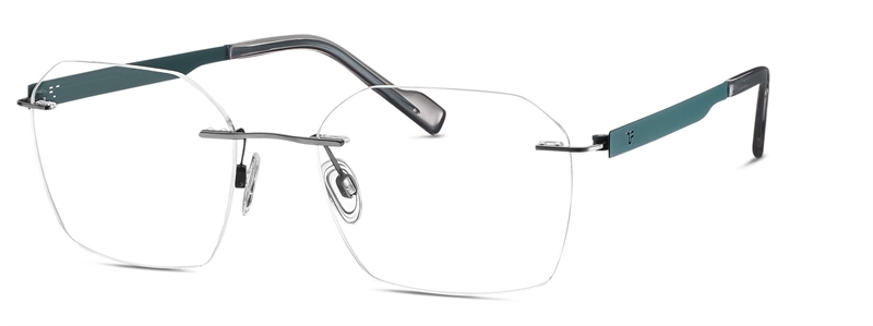 Titanflex 823014 Brillestel (Form: Firkantet - Farve: Grå)
