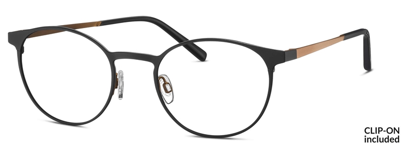 Freigeist 862035 Brillestel (Form: Panto - Farve: Sort)