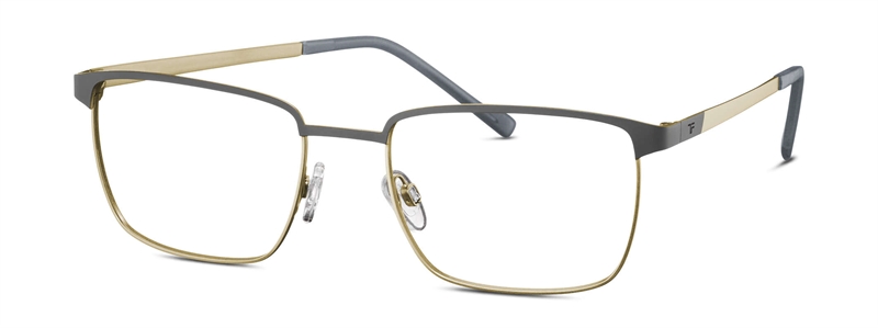 Titanflex 820995 Brillestel (Form: Firkantet - Farve: Guld)