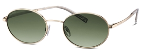 Marc O'Polo 505117 Solbrille (Form: Oval - Farve: Guld)
