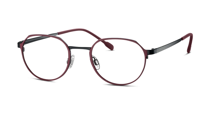 Titanflex 830123 Brillestel (Form: Firkantet - Farve: Sort)