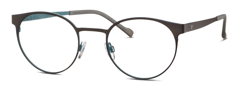 Titanflex 822032 Brillestel (Form: Rund - Farve: Brun)