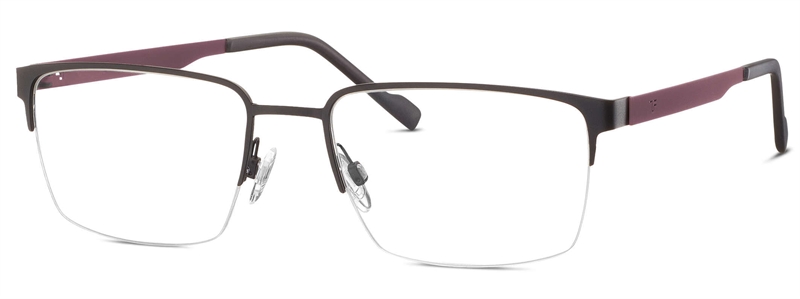 Titanflex 820883 Brillestel (Form: Firkantet - Farve: Grå)