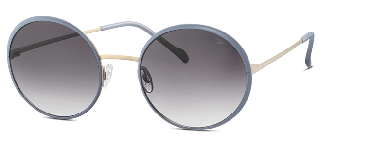 Titanflex 826707 Solbrille (Form: Rund - Farve: Guld)