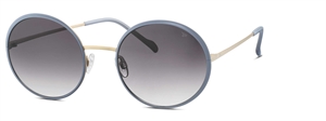 Titanflex 826707 Solbrille (Form: Rund - Farve: Guld)