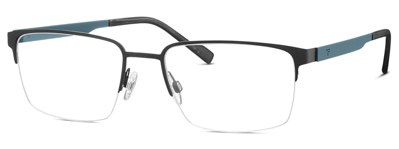 Titanflex 820883 Brillestel (Form: Firkantet - Farve: Sort)