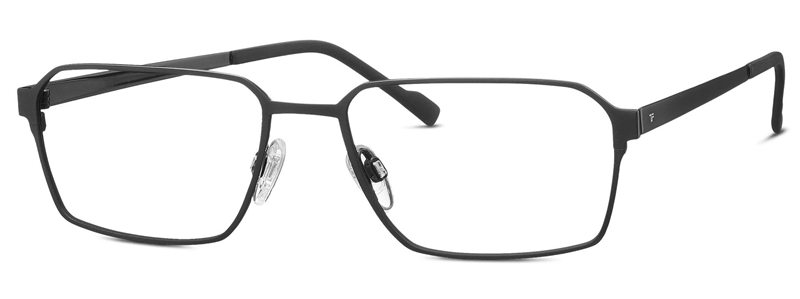 Titanflex 820937 Brillestel (Form: Firkantet - Farve: Sort)