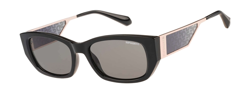 Superdry 996095 Solbrille (Form: Firkantet - Farve: Sort)