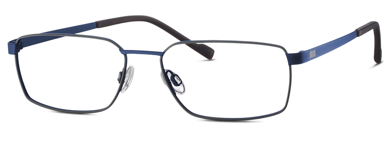 Titanflex 850109 Brillestel (Form: Firkantet - Farve: Blå)