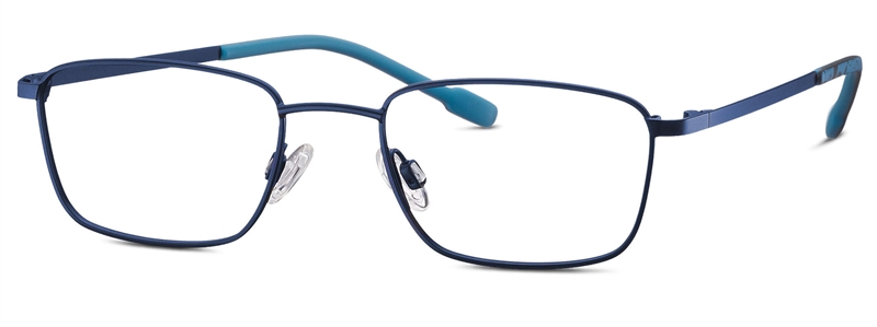 Titanflex 830132 Brillestel (Form: Firkantet - Farve: Blå)