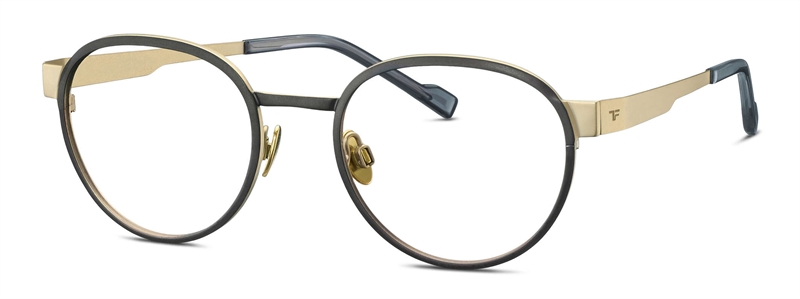 Titanflex 821056 Brillestel (Form: Panto - Farve: Guld)