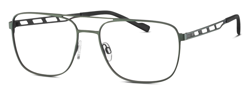 Titanflex 822030 Brillestel (Form: Pilot - Farve: Grøn)