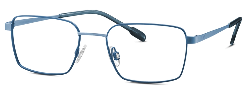 Titanflex 830144 Brillestel (Form: Firkantet - Farve: Blå)