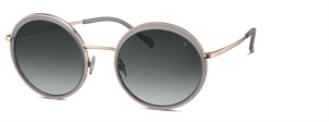 Titanflex 826705 Solbrille (Form: Rund - Farve: Guld)
