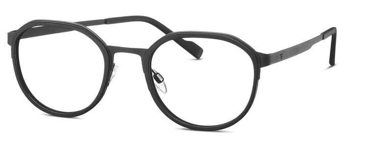 Titanflex 820966 Brillestel (Form: Panto - Farve: Sort)