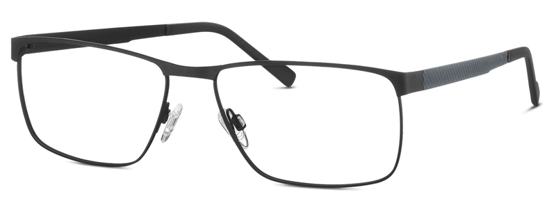 Titanflex 820885 Brillestel (Form: Firkantet - Farve: Sort)
