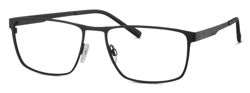 Titanflex 820971 Brillestel (Form: Firkantet - Farve: Sort)
