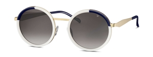 Titanflex 826712 Solbrille (Form: Rund - Farve: Guld)