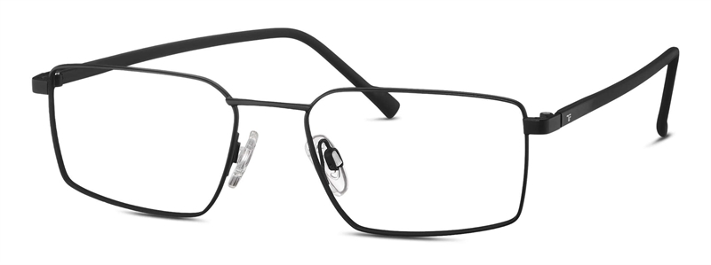 Titanflex 850116 Brillestel (Form: Firkantet - Farve: Sort)
