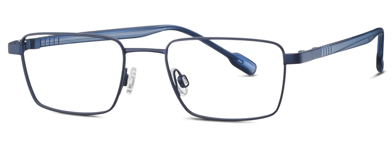 Titanflex 830157 Brillestel (Form: Firkantet - Farve: Blå)