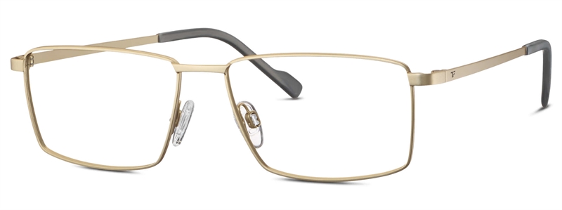 Titanflex 822025 Brillestel (Form: Firkantet - Farve: Guld)