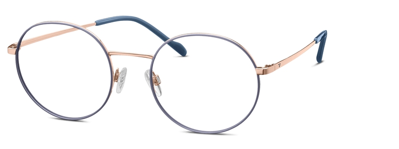 Titanflex 826032 Brillestel (Form: Rund - Farve: Guld)
