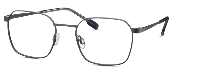 Titanflex 830143 Brillestel (Form: Firkantet - Farve: Grå)