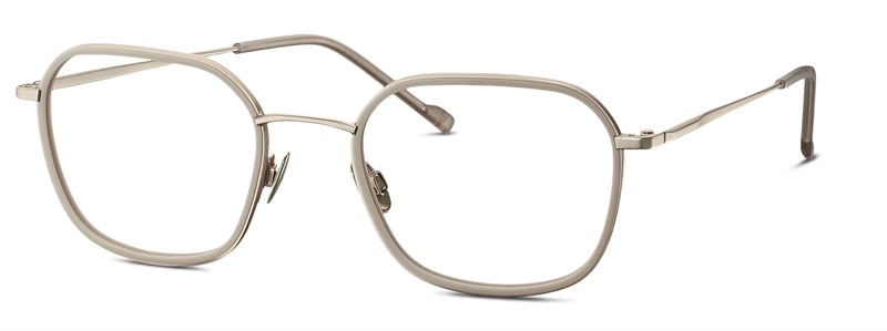 Titanflex 820915 Brillestel (Form: Firkantet - Farve: Guld)