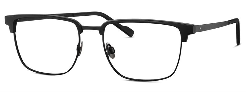 Titanflex 821052 Brillestel (Form: Firkantet - Farve: Sort)
