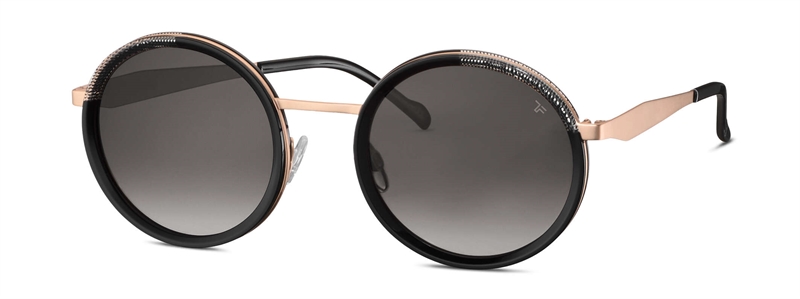 Titanflex 826712 Solbrille (Form: Rund - Farve: Guld)