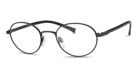 Titanflex 827000 Brillestel (Form: Panto - Farve: Sort)
