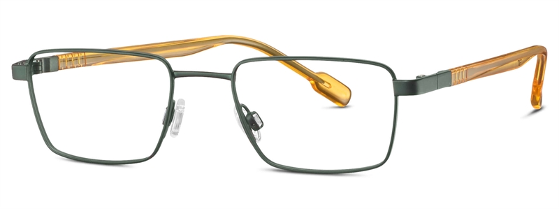 Titanflex 830157 Brillestel (Form: Firkantet - Farve: Grøn)