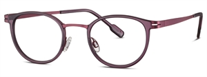 Titanflex 830155 Brillestel (Form: Panto - Farve: Rød)
