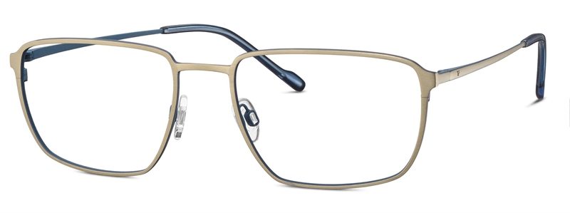 Titanflex 822039 Brillestel (Form: Firkantet - Farve: Guld)