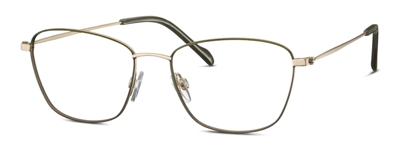 Titanflex 826051 Brillestel (Form: Cat Eye - Farve: Guld)